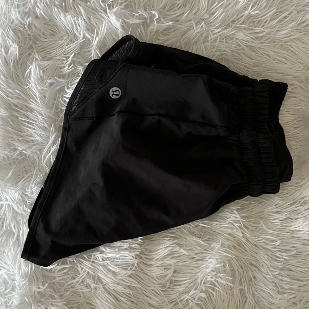 Lululemon black athletic shorts.